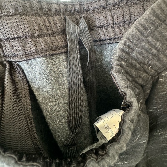 Adidas Mens Jogger Pants‎ Size M Fleece Zip Taper Ankle Black Heather Work Out - Picture 7 of 12